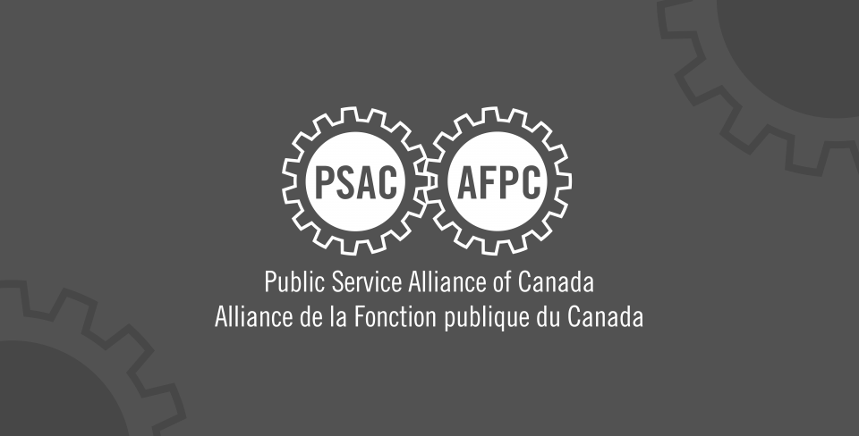 PSAC logo greyscale
